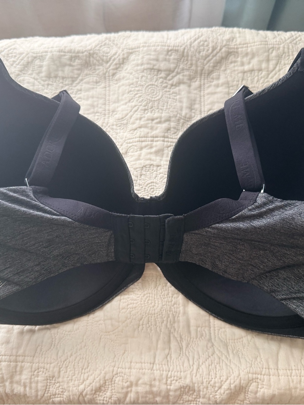 Adore me Everyday Full coverage T-Shirt Bras - Gray and Peach Set - Picture 6 of 9